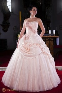 Eny atelier wedding gown Petty Peach Flower