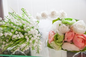 Eny atelier aplikovaná svatební kytice
